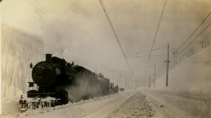 Cut widener at East Portal